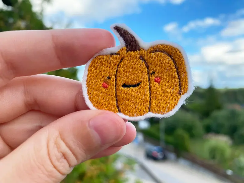 Patch „Kürbis“ | Bügelflicken