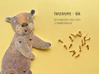 Papierpuppe-Baer