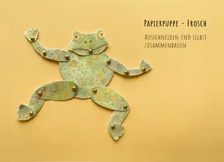 papierpuppe-frosch