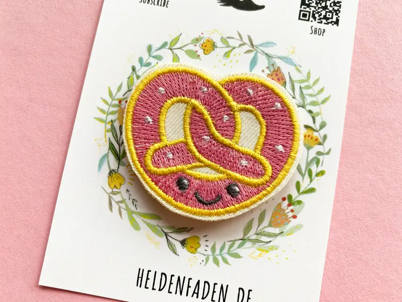 Patch „Brezel“ | Bügelflicken