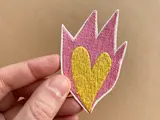patch-flammenherz-rosa-gelb