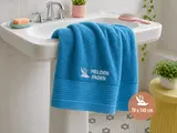 badetuch mit logo