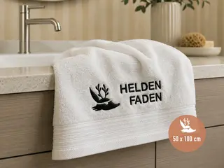 handtuch mit logo