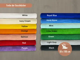 handtuch mit logo farben