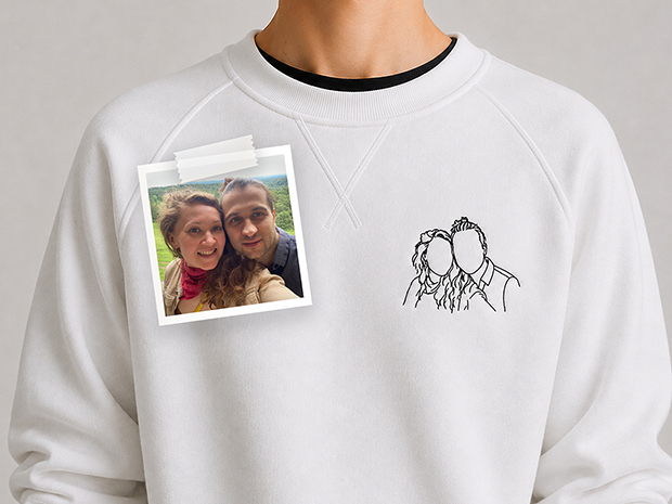 Sweatshirts mit Haustier Stickerei