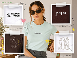 T-Shirts besticken lassen